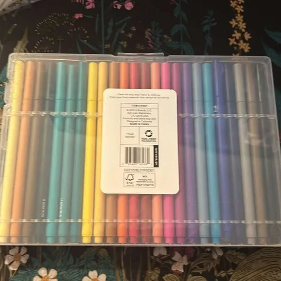 U brands - Fine Liner pens - 0.4mm non bleed ink - 24CT NEW w/Case - Picture 3 of 3